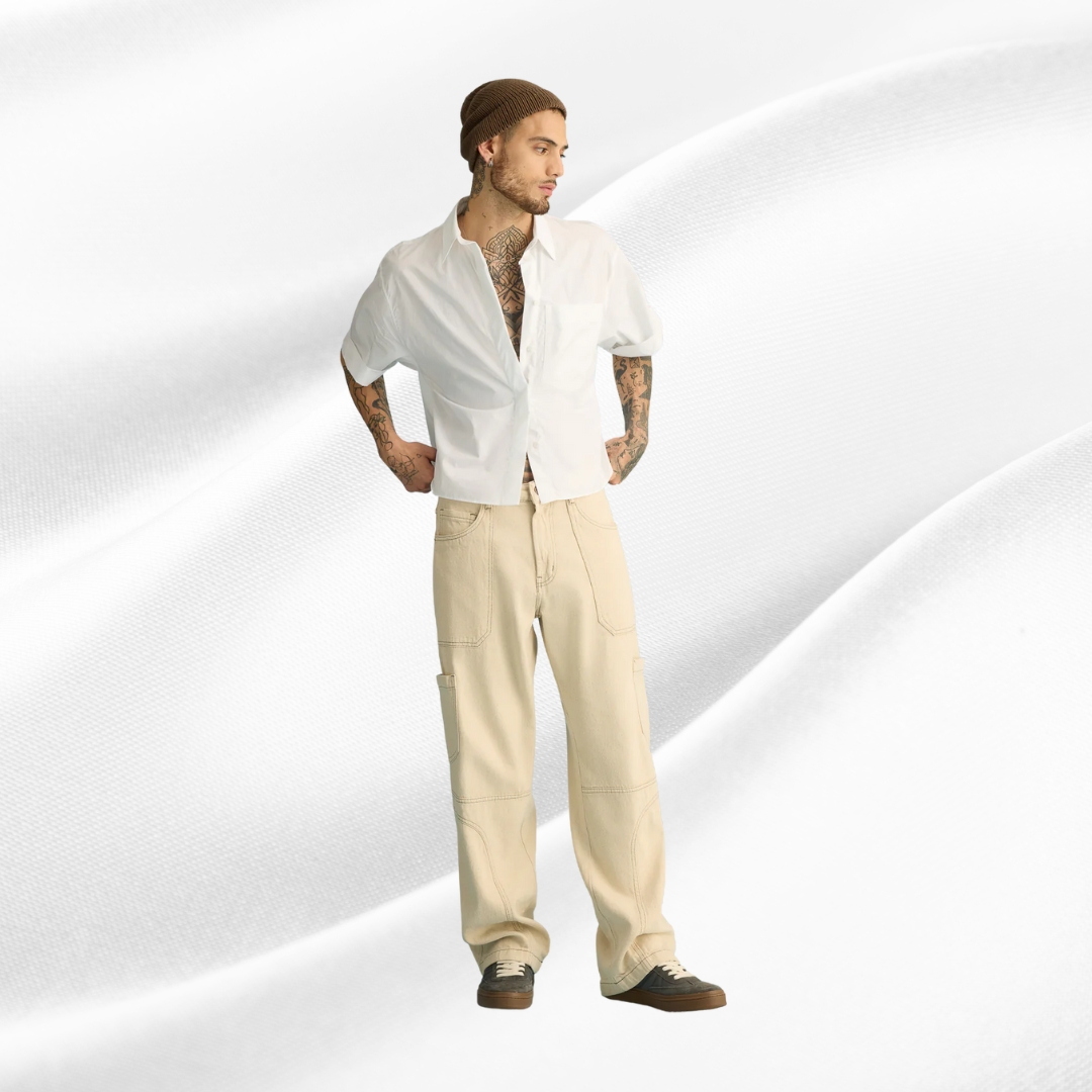 The-White-Shirt-and-Cargo-Pants